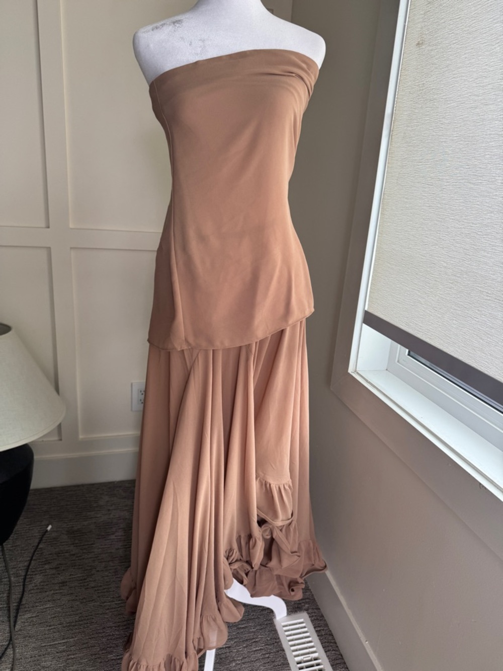 Stunning H&M Edition Ruffled-Hem Dress